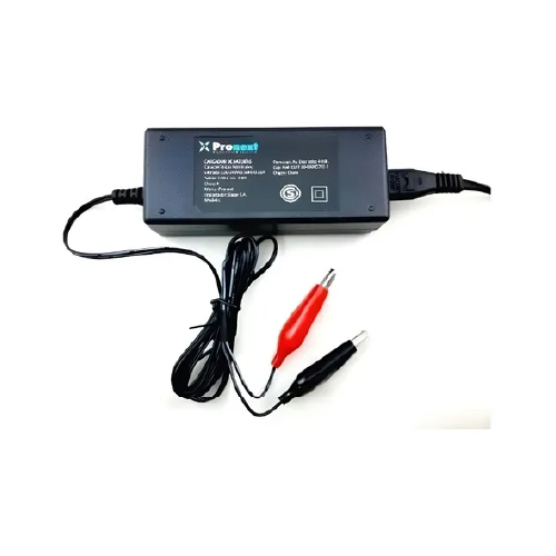 CARGADOR DE BATERIAS DE GEL 12V 2A.