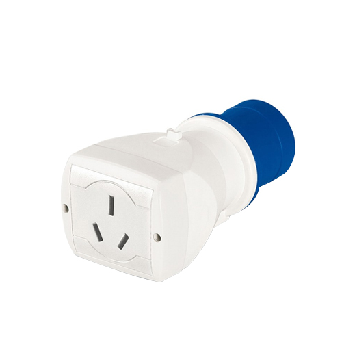 ADAPTADOR INDUSTRIAL 2P+T 16A A TOMA ST 20A