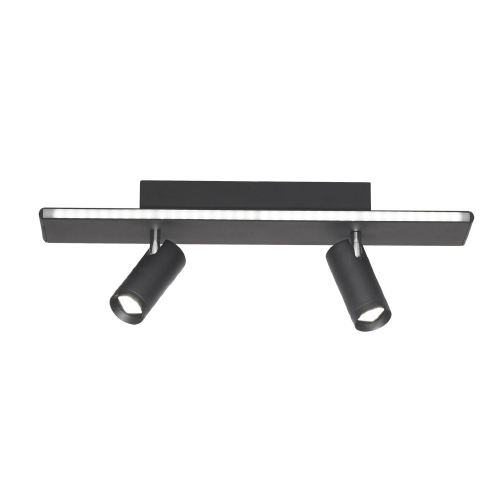 SISTEMA 2 SPOT LED 40W 4000LM 3000K DUO NEGRO