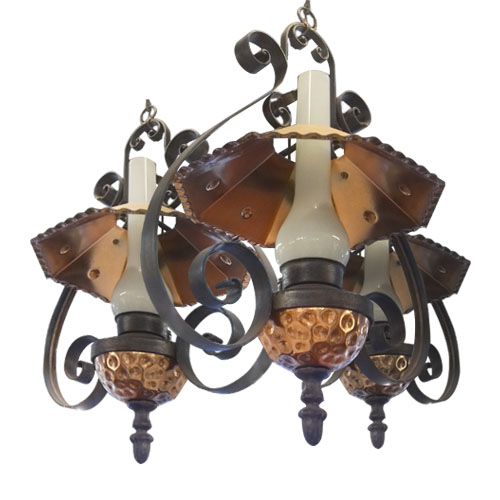 COLGANTE 3 LUC. C/COBRE J 412 003