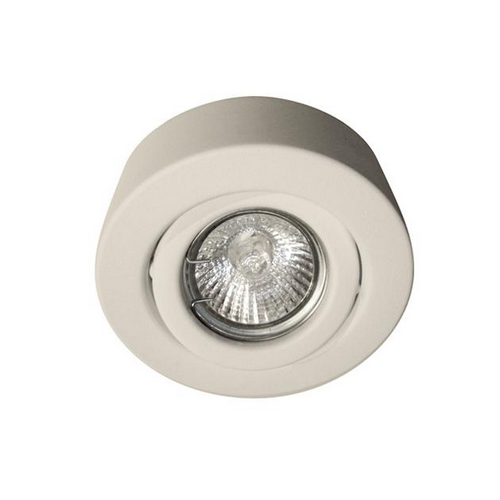 Semi embutido redondo GU10 color platil