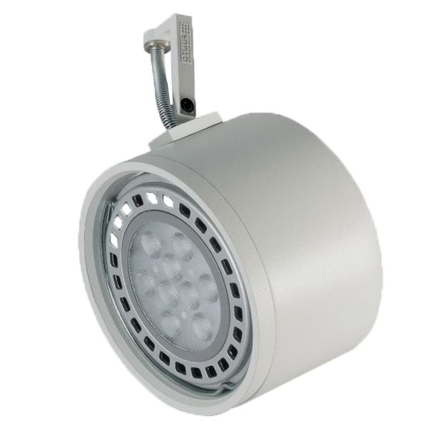 Cabezal corto para AR111 Tuba blanco texturado