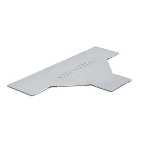 Tapa para unión tee escalera SMART Ancho 600 galvanizado en caliente