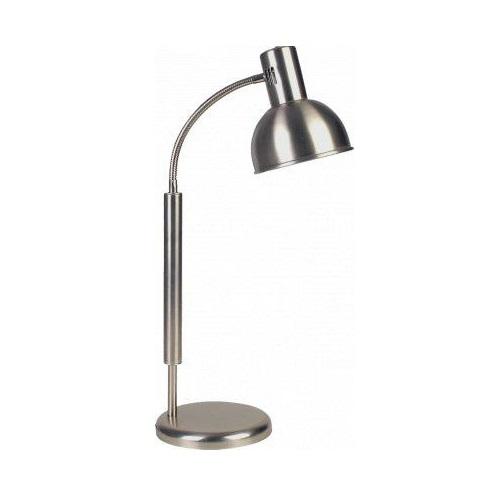 Lampara de escritorio color platil