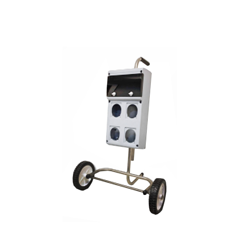 CARRO ACERO INOXIDABLE CON RUEDAS CON GABINETE BLOCK 4 SCA002-AR