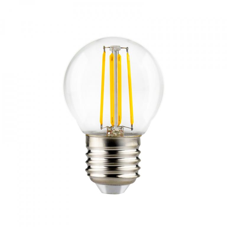 Lámpara de filamento led G45 5W E27 3000K dimerizable