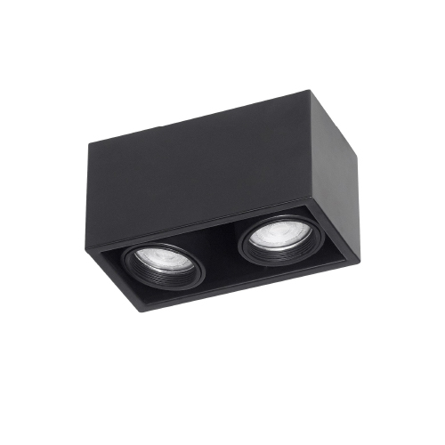 CARDANICO ANTON 2xGU10 NEGRO