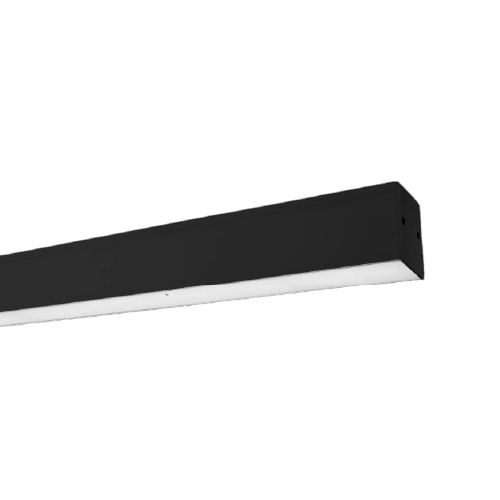 PLAFON DE ALUMINIO LED 40W 3000K 169CM 6600lm NEGRO TIMBER
