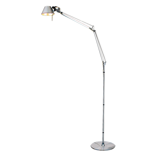 LAMPARA DE PIE E-27  PLATA AMINA/PIE