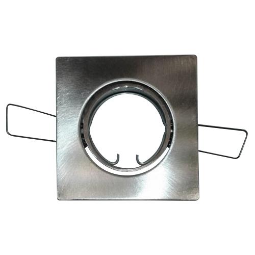 Embutido dicroica móvil cuadrado sin zócalo aluminio 100x100 platil