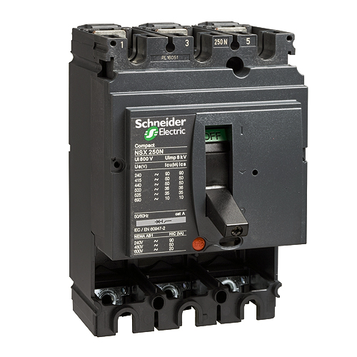 INT.S/RELÉ NSX250B 3X250A 25KA 31390