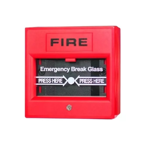 Pulsador de emergencia rojo para incendio NO/NC/COM