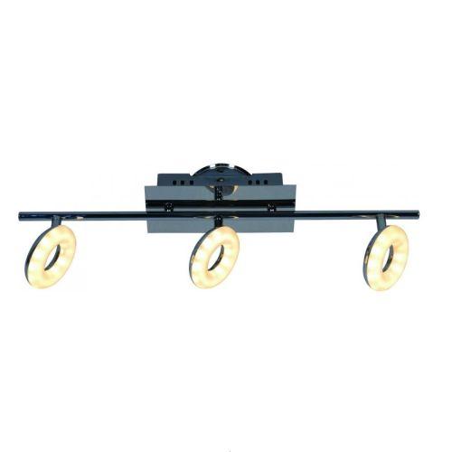 Aplique led 3x5W 3000K cromo modelo dona