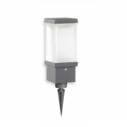 Jabalina cuadrada de aluminio E27 negra