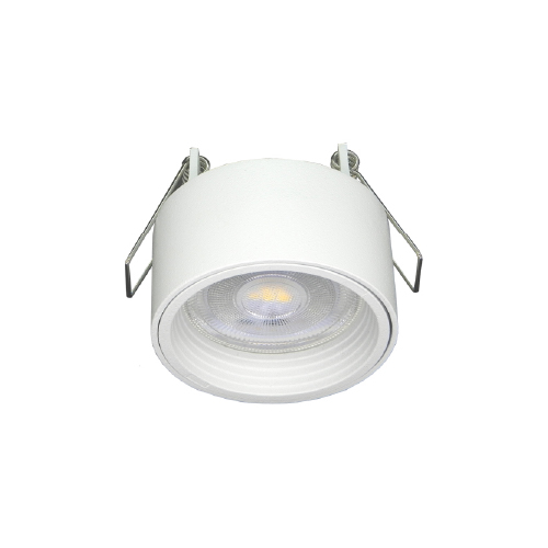 PLAFON SEMI EMPOTRABLE ALUMINIO ANTIDESLUMBRANTE DICRO GU10 NEGRO