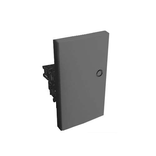 PULSADOR UNIP.GDE.C/NEON GRIS 55452