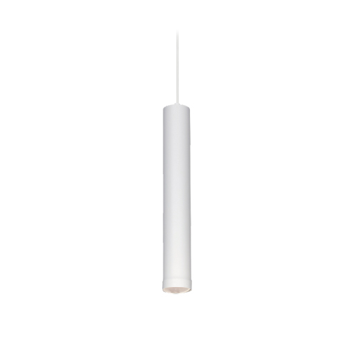 Colgante tubo 1 luz GU10 35cm blanco