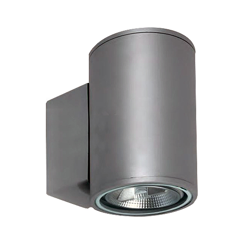 Aplique GU10 de aluminio para exterior bidireccional 2xAr111 modelo BimaxII