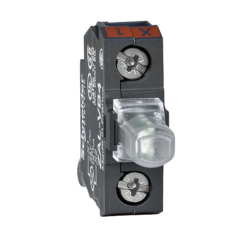 BLOQUE CON LED BLAN.P/CAJ. 24V ZALVB1