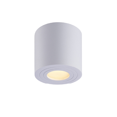 PLAFON EXTERIOR ALUMINIO BLANCO DIAM 9CMx ALTURA 9,5CM