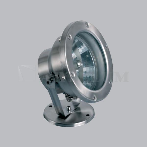 Luminaria de acero inoxidable sumergible para Ar111 modelo Hidro