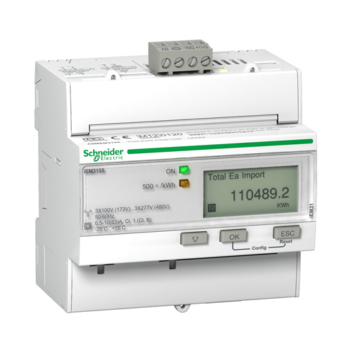 MEDIDOR IEM3155 63A DIN KWH KVARH MODBUS