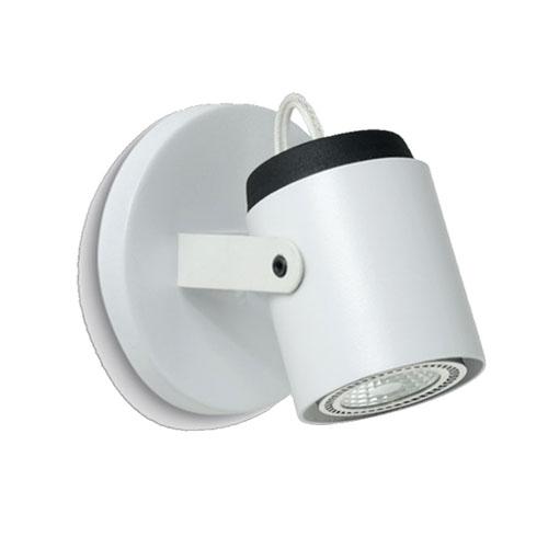 Aplique dicroica GU10 para interior 1 luz blanco
