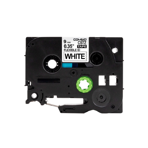 CINTA NEGRO/BLNCO FLEX P/CABLES 9MM CSTZFX221