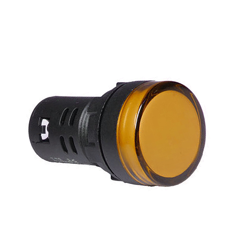 Amperimetro Digital Amarillo 22mm