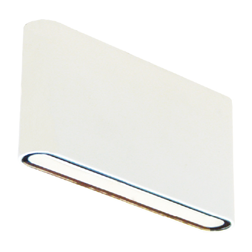 Luminaria bidireccional plana 12W 3000K ip54 blanca