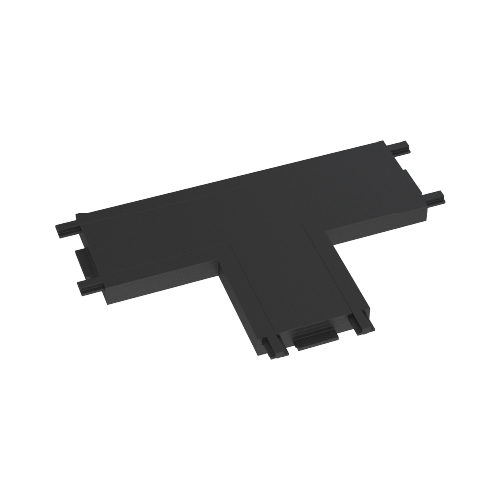 CONECTOR TIPO T PLANO P/ RIEL MAGNETICO SKYLINE NEGRO