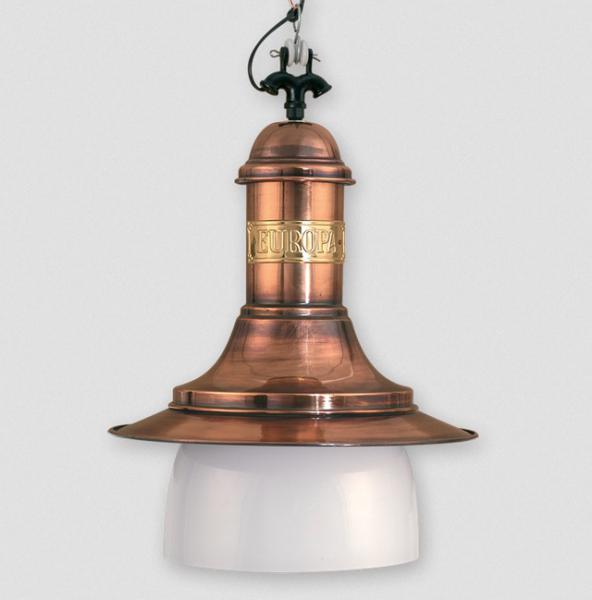 COLG.1 LUZ  48CM TUL.ABIERTA COBRE VIEJO