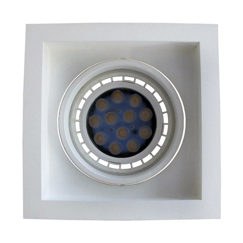 Embutido para ar111 gu10 blanco