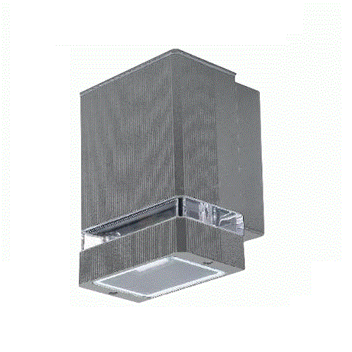 Aplique dicroica GU10 de aluminio para exterior unidireccional modelo Anka Aluminio