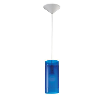 COLGANTE E27 ACRILIC.AZUL KIRA F-2312