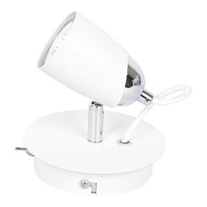 Aplique dicroica GU10 de pared blanco konus