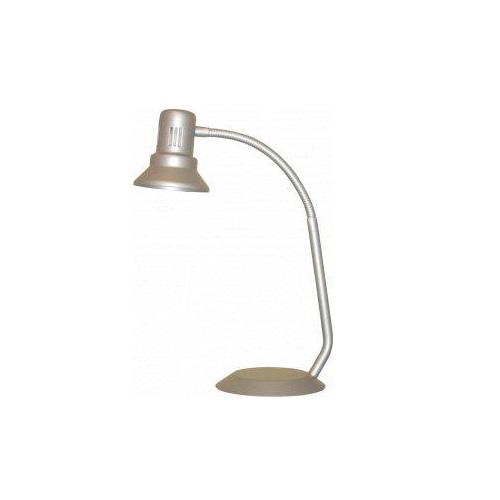 Lámpara de escritorio con pantalla grande blanca