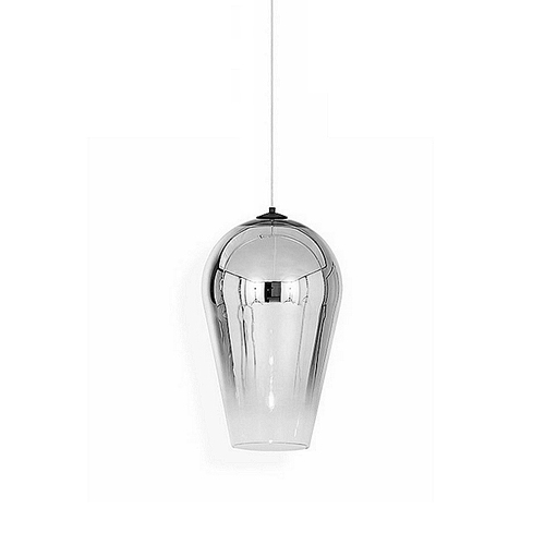 Colgante copa 1 luz e27 chico cromo