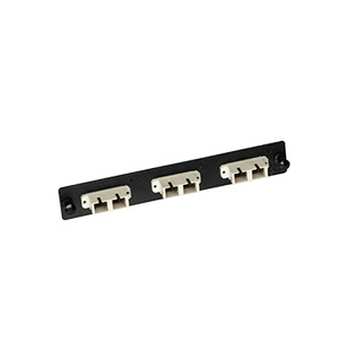 PLACA FIBRA OPTICA C/3 ADAPTADORES SC DUPLEX SD SM (SOLO P/MODULOS DE MONTAJE)