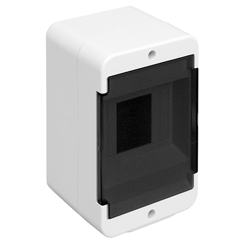 Caja din exterior 2/4 bocas con puerta