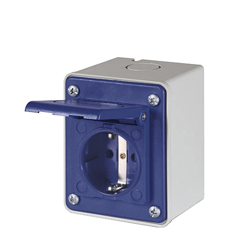 BASE SCHUKO 2P+T. 16A.250V.  570-4061