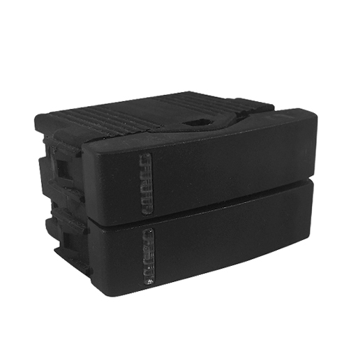 Interruptor 2 puntos unipolar negro