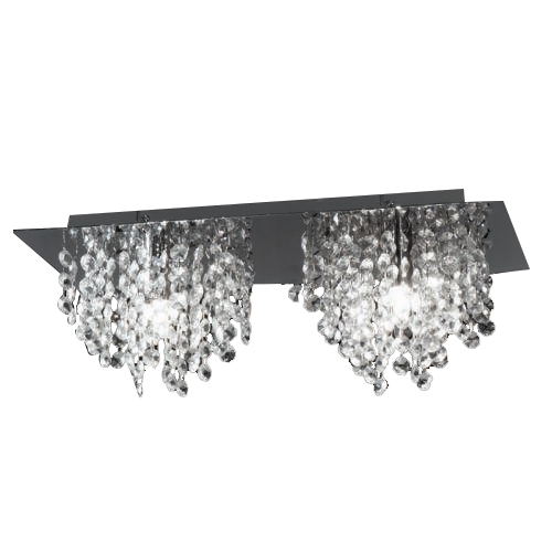 Plafon veronese 2 luces 40x20cm