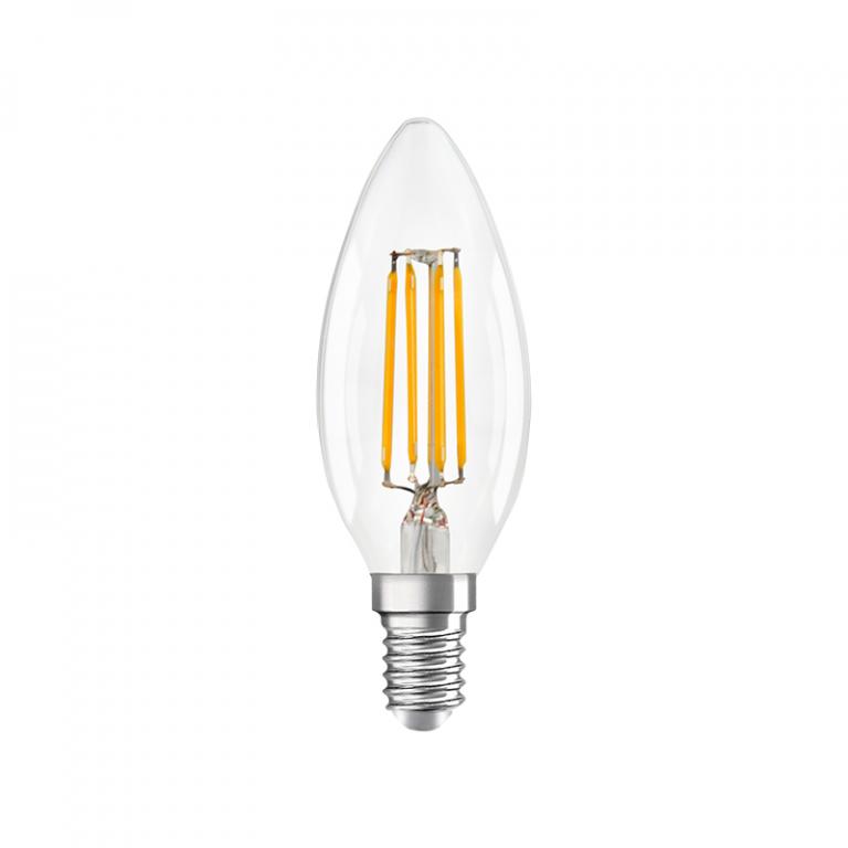 Lámpara de filamento led C35 5W E14 3000K dimerizable