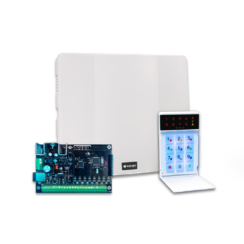 KIT ALARMA PC-900G + TECLADO G-LED732 + TRAFO + GABINETE PVC