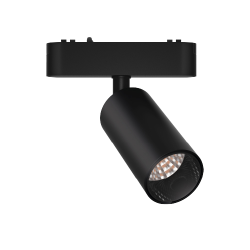 Cabezal movil antides negro p/ riel magnet skyline 12W 2700K 15 grados