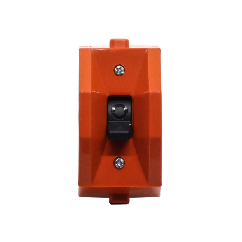 Interruptor exterior bipolar 220V.20A. naranja