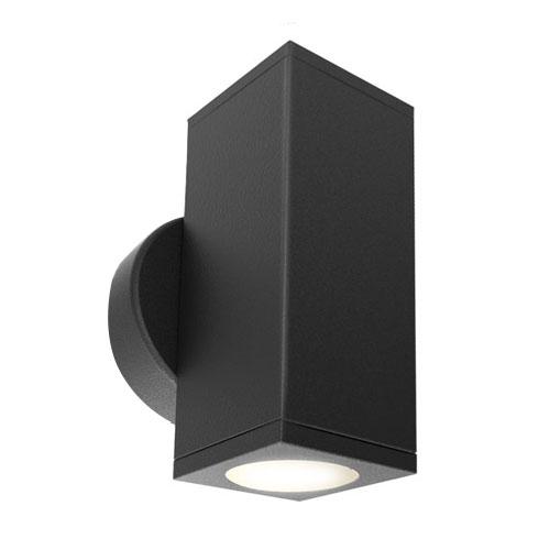 APLIQUE PLAST.CUAD.2 LUC.LED COB 3W CAL.NEGRO 5003/2