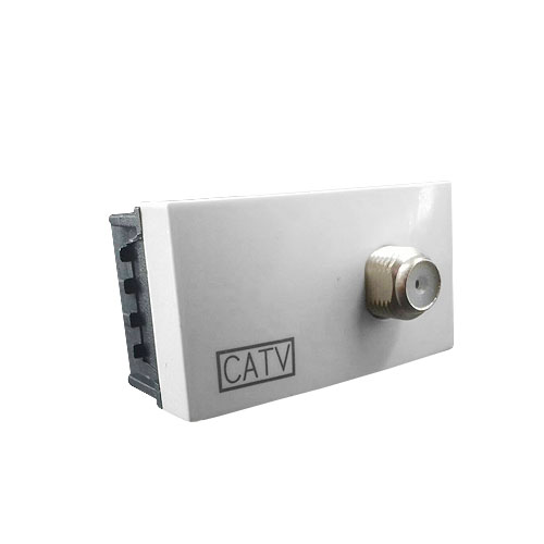 TOMA CATV NORM.PASANTE BCO.WDA104311