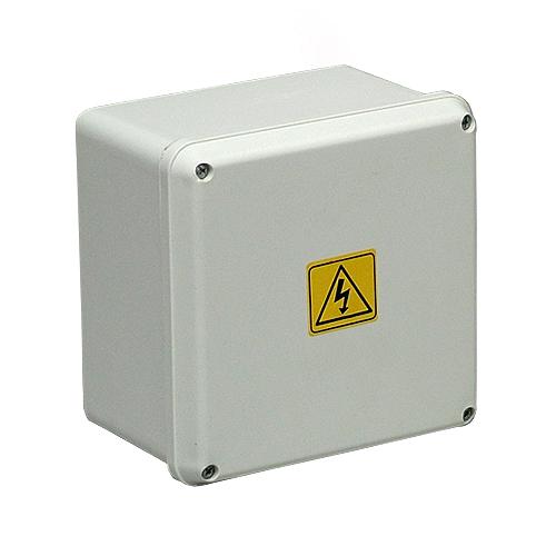 Caja estanca plástica 115x165x80 Gris IP65 HDX